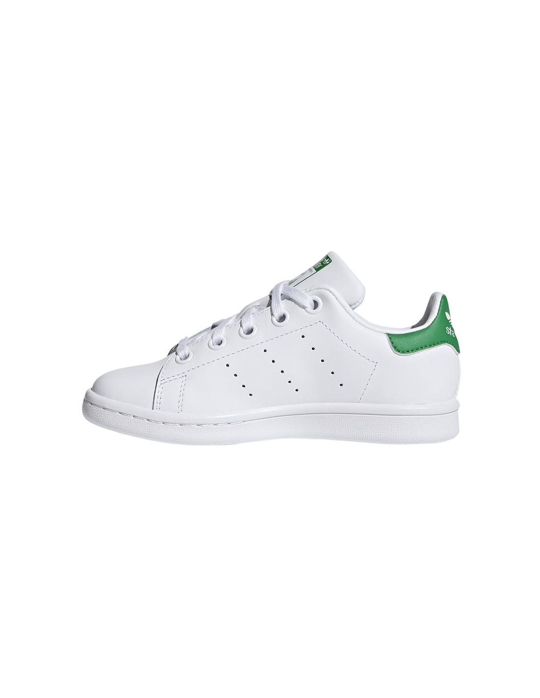 adidas sneakers enfant stan smith c vegan blanc vert