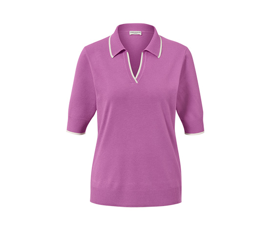 Feinstrick-Polo