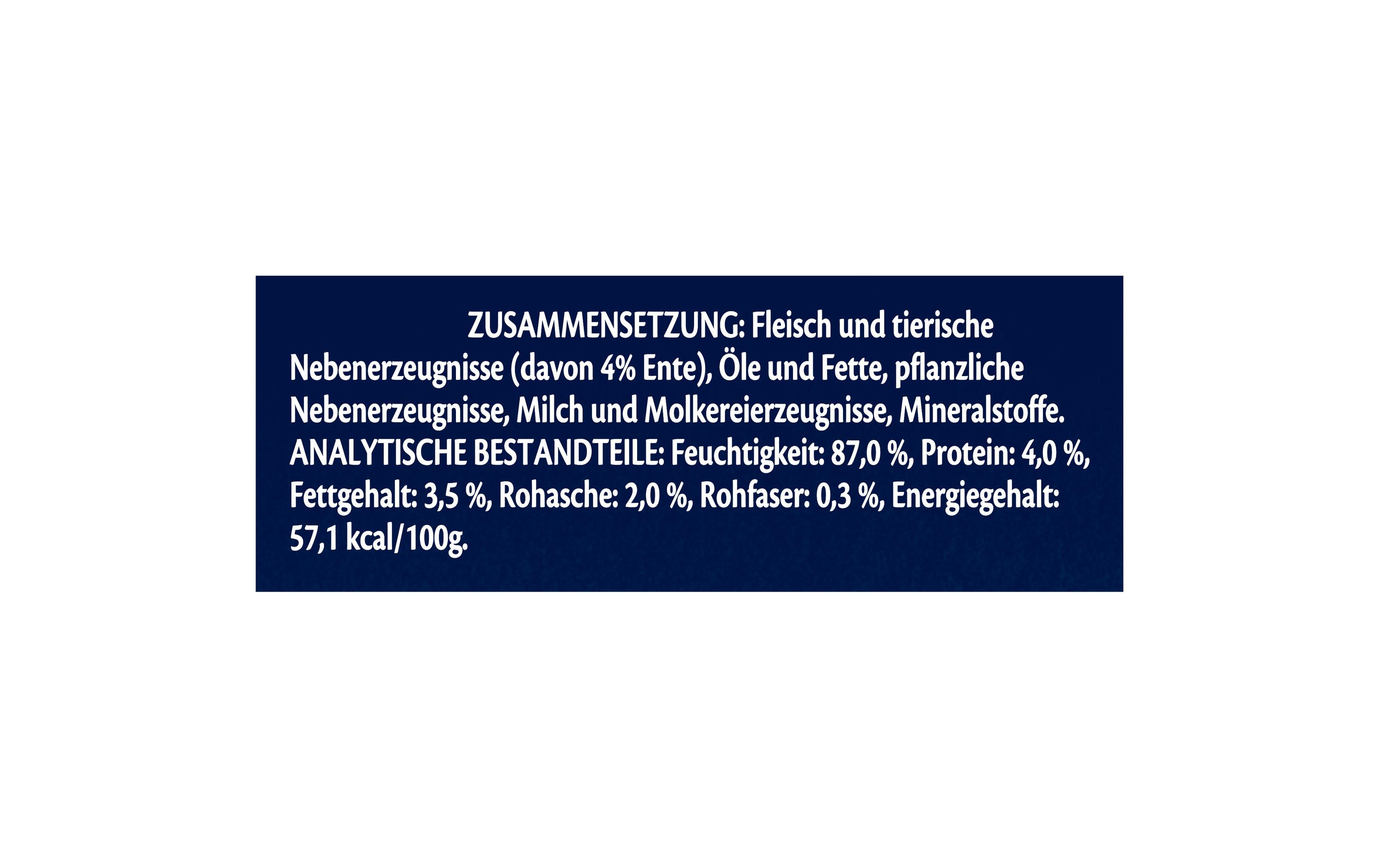 Katzen-Snack Deli Moments Ente 4 x 10gErgänzungsfuttermittel für ausgewachsene und ältere Katzen