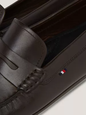 Mocassins de couro Signature