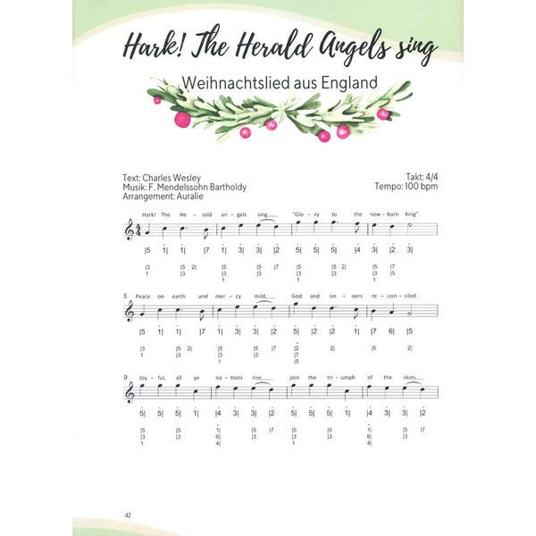 Claudia Groß Kalimba Weihnachtsliederbuch
