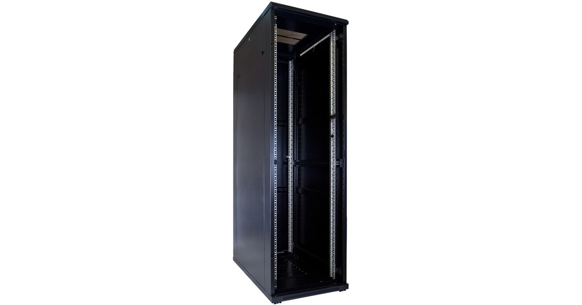 DSI42U serverkast met glazen deur - DS6042 server rack  (Zwart, 600 x 1000 x 2000mm)