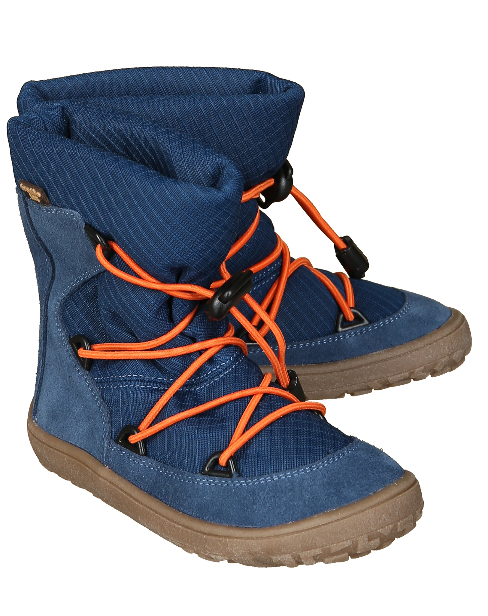 Winterboots BAREFOOT TEX TRACK WOOL in denim