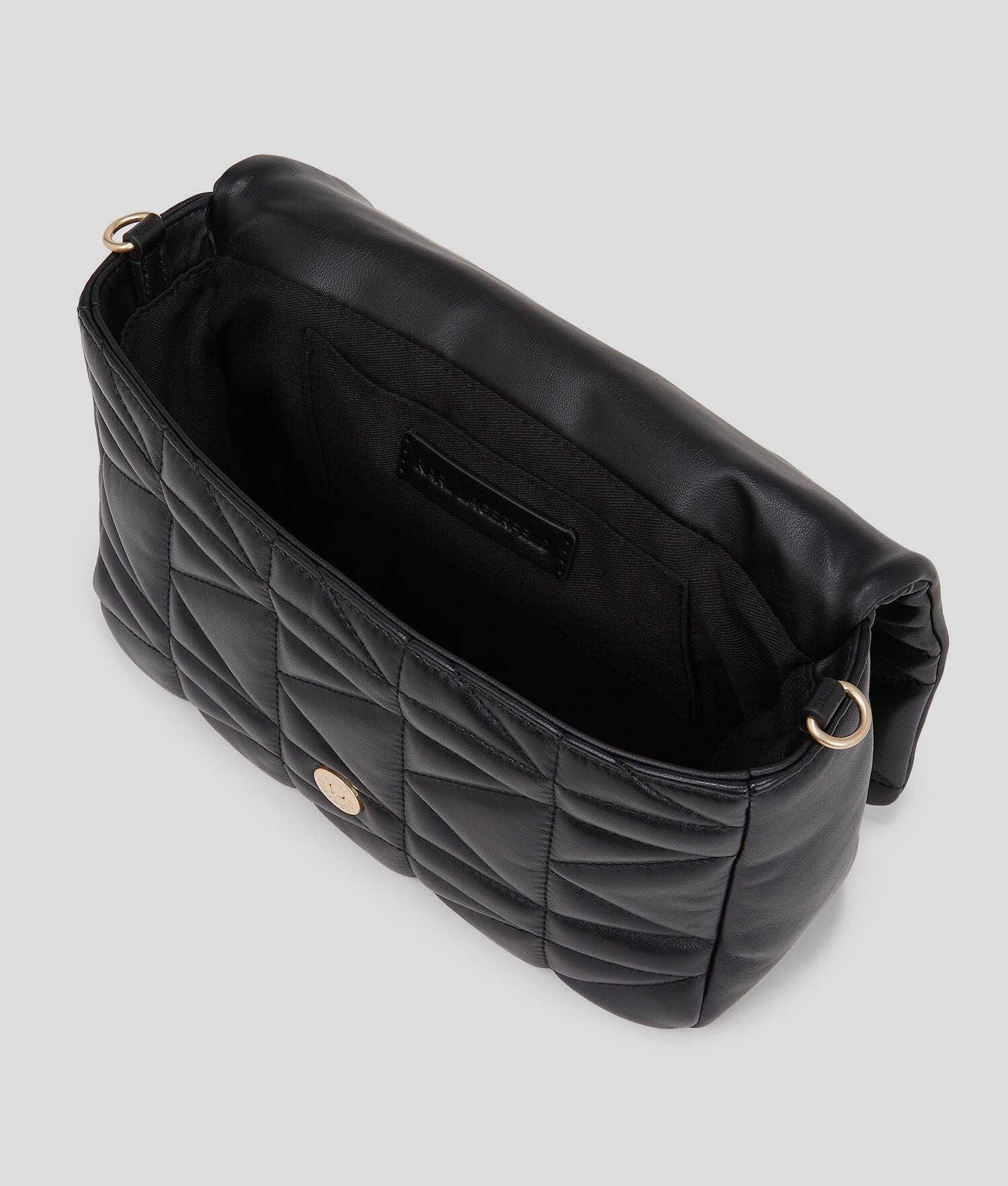 SAC BANDOULIÈRE AVEC ANSE SUPÉRIEURE K/KUILT - Noir