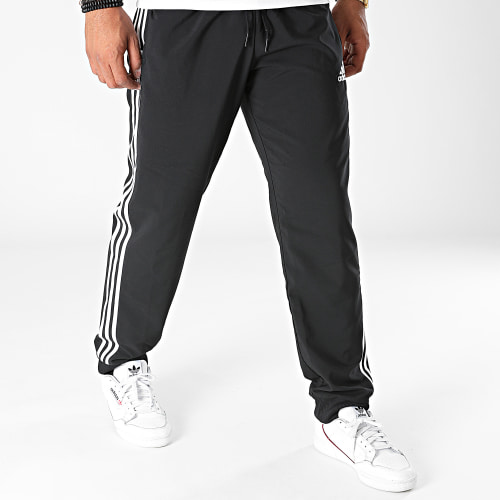Pantalon Jogging A Bandes GK8980 Noir