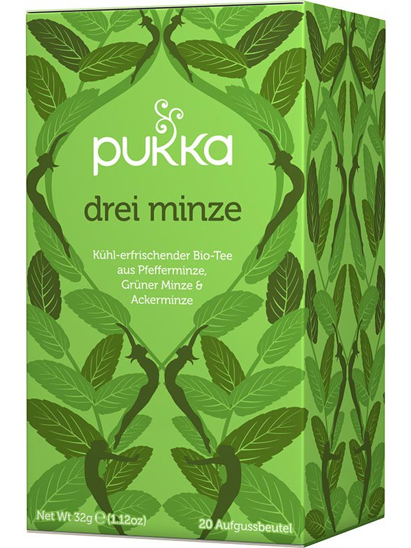 PUKKA Trois Menthes Tee Tees Bio Btl 20 Stk