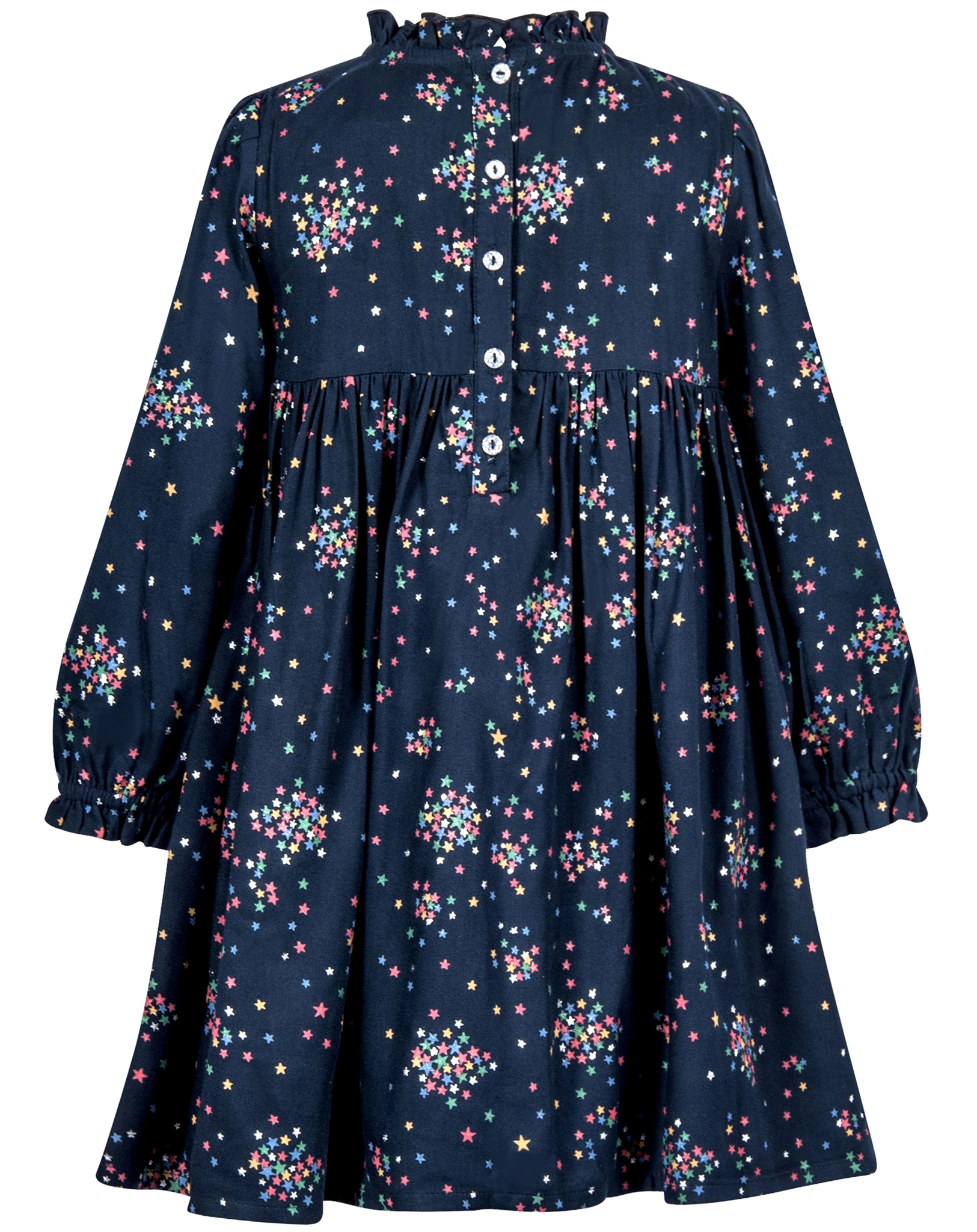 Langarmkleid STAR CONFETTI in navy