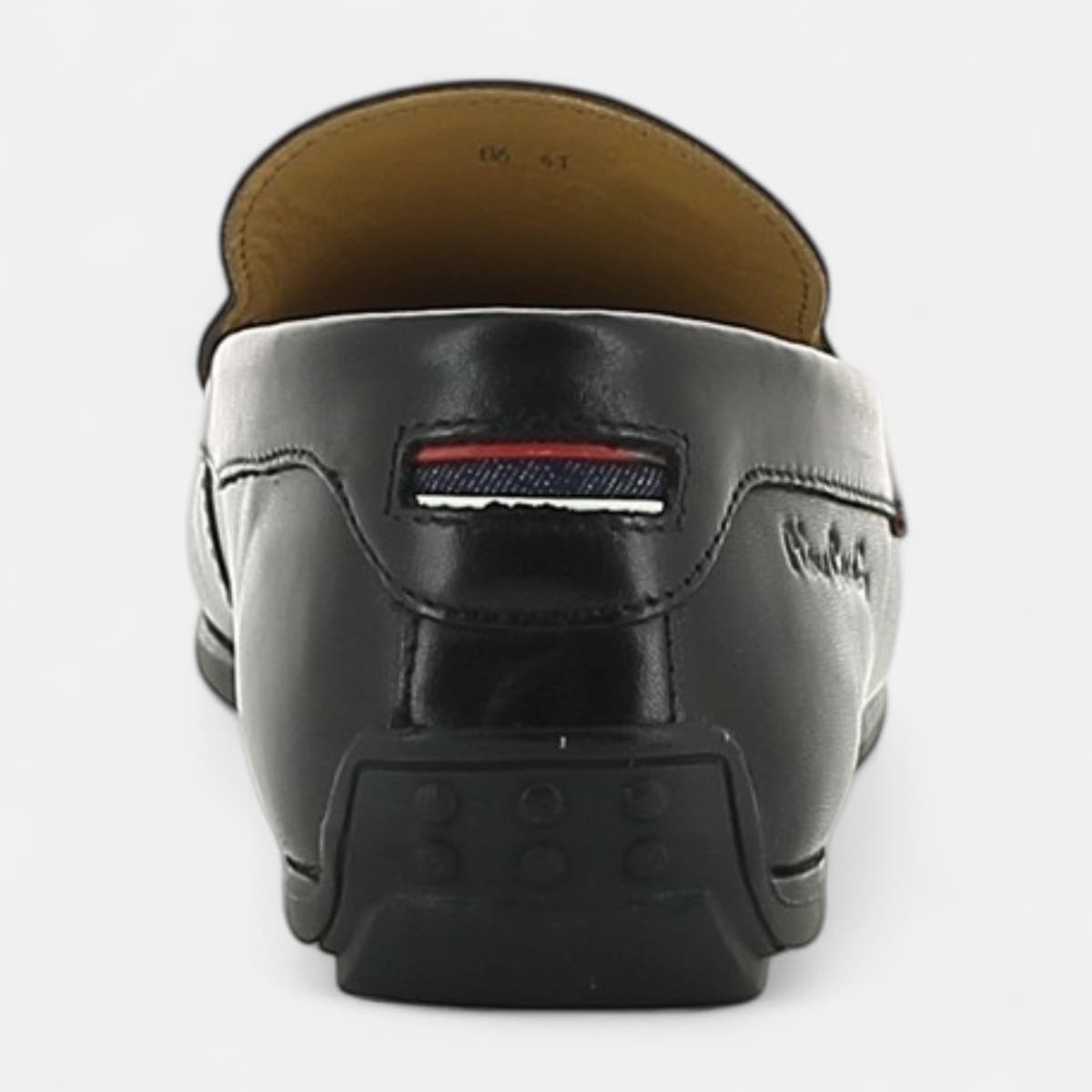Mocassins Homme en cuir noir