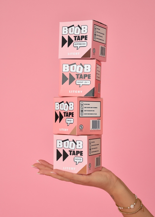 Boobtape bruin