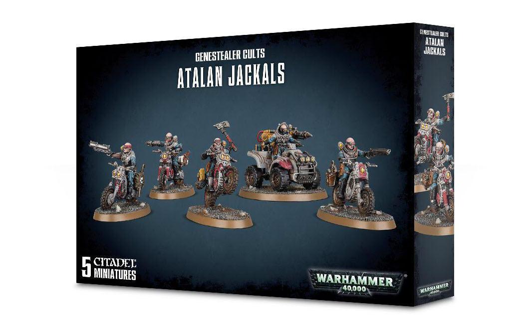Figurenset Warhammer 40.000 Atalan JackalsBausatz für 5 Figuren