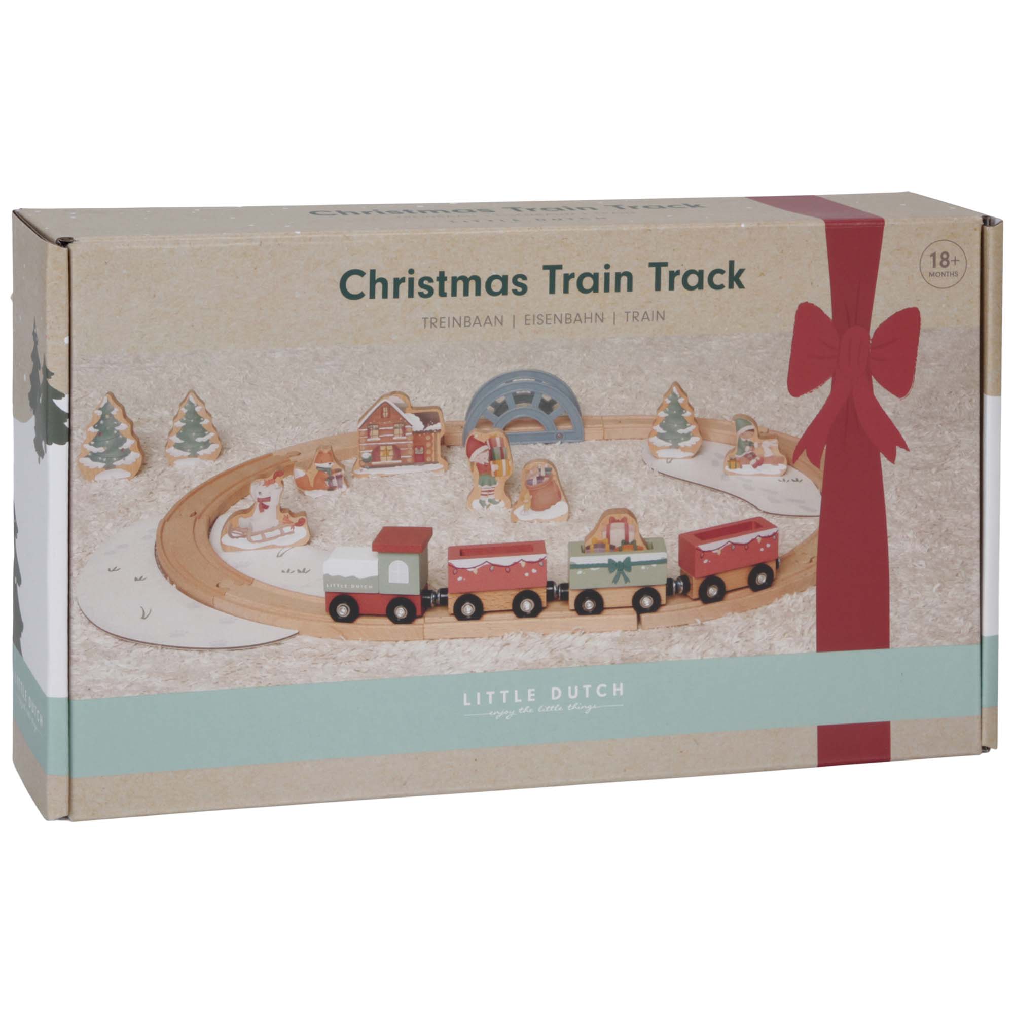 Little Dutch treinbaan kerst multi