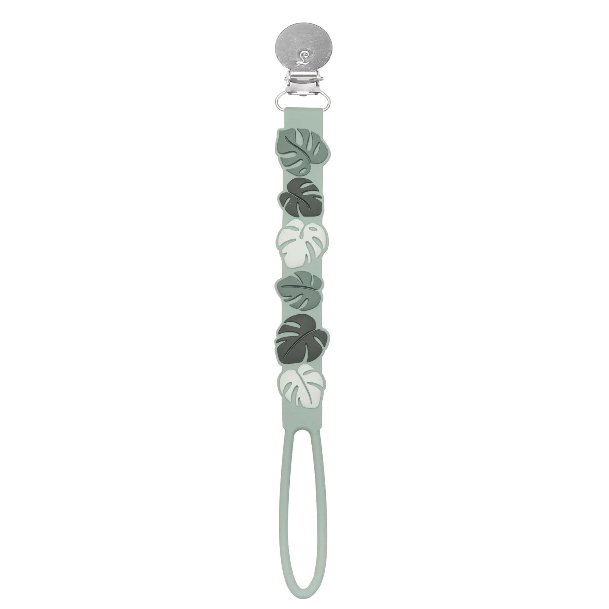 Loulou Lollipop Attache-Suce en Silicone - Monstera