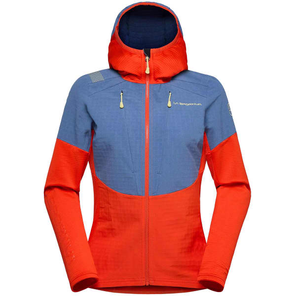 Veste softshell LA SPORTIVA SESSION TECH HOODY W CHERRY TOMATO/MOONLIGHT