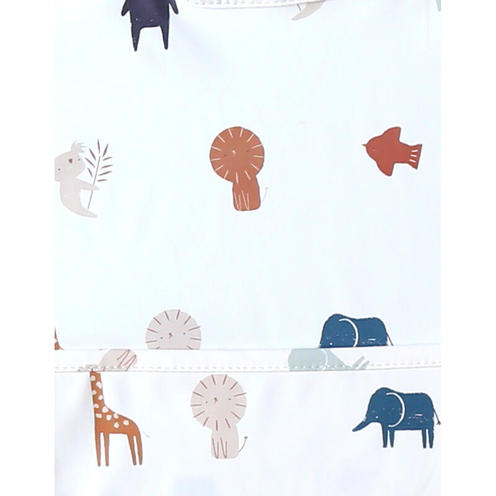 Mix & Match Bavoir Toile cirée Safari - NOUKIE 'S