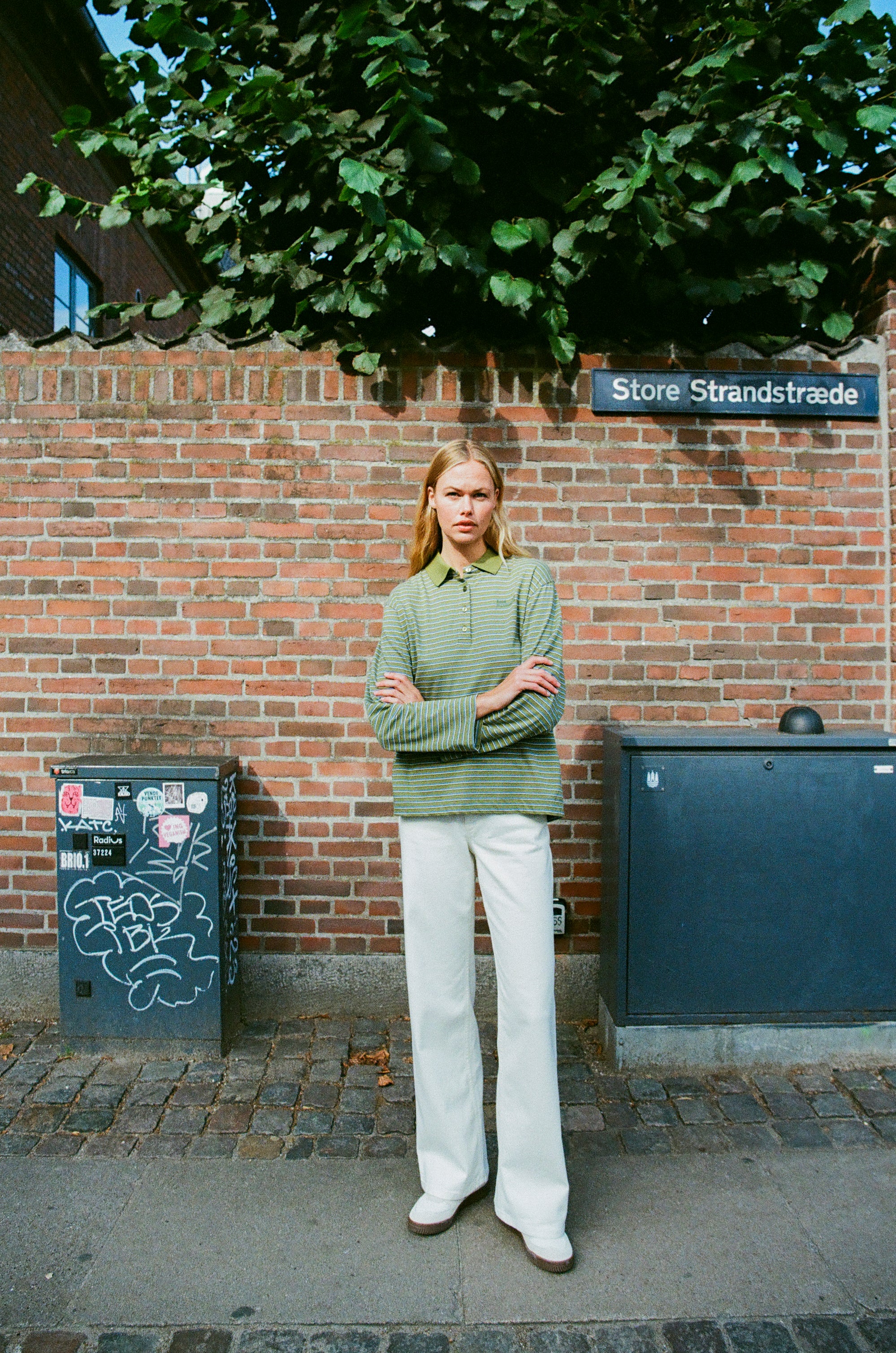 Baum und Pferdgarten  Jeanni polotrøje - Green Polo Stripe