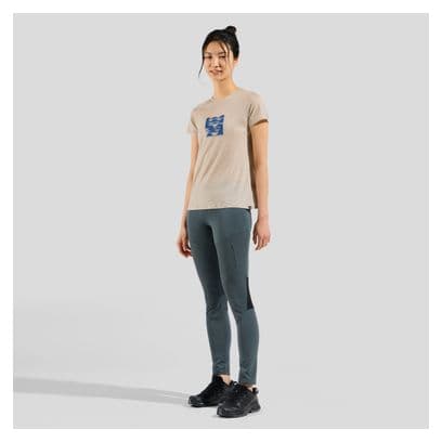 Collant Long Femme Odlo Ascent Gris