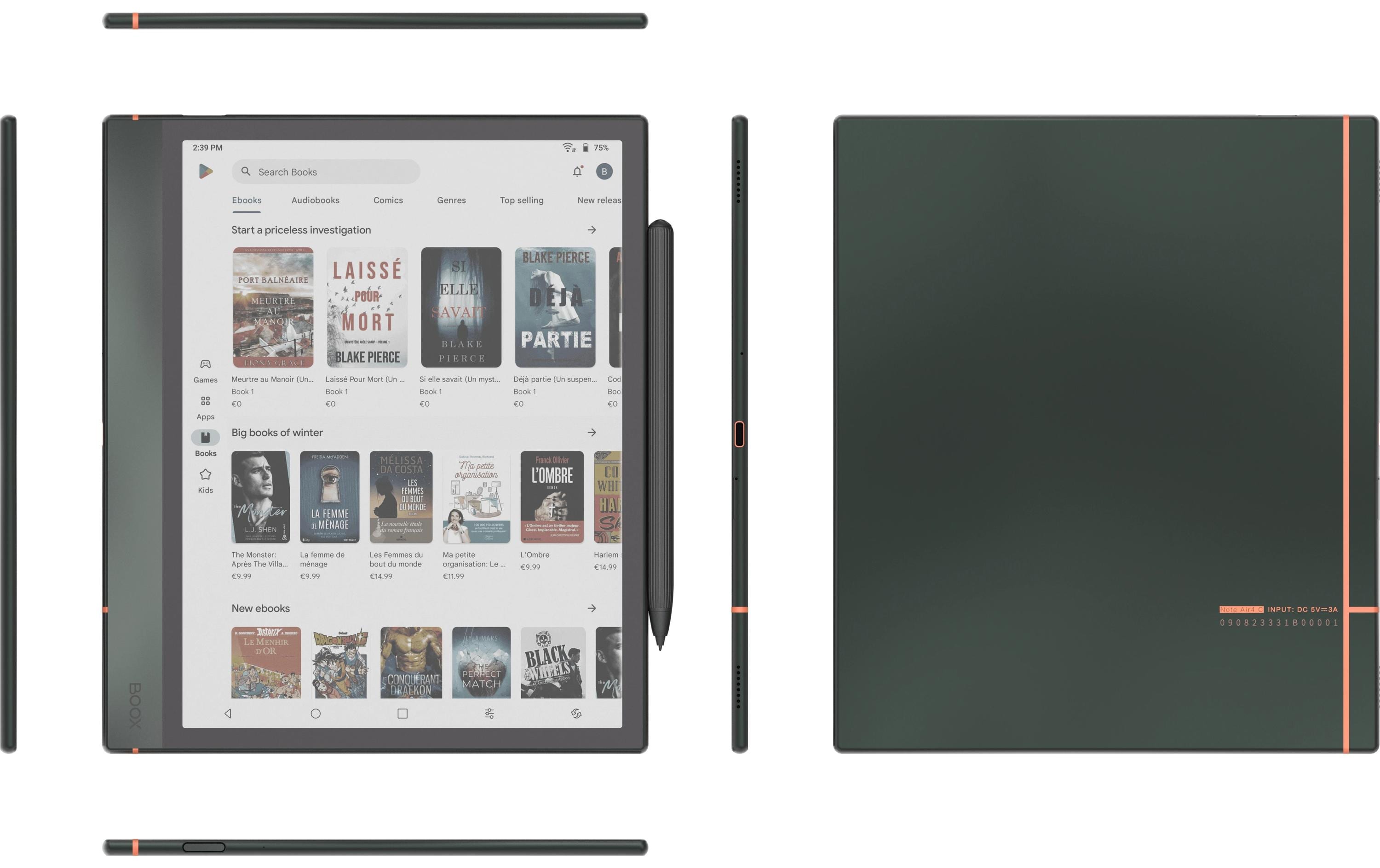 E-Book Reader BOOX Note Air4 C<br>E-Book Reader mit 10.3
