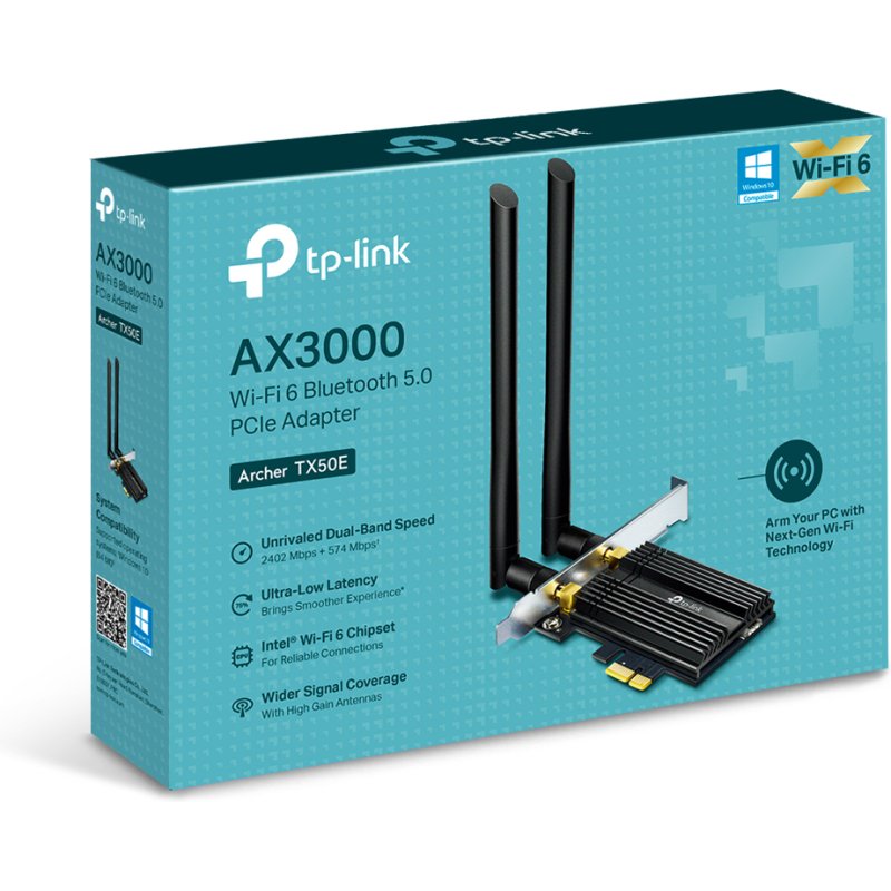 TP-Link Archer TX50E WLAN / Bluetooth 2402 Mbit/s
