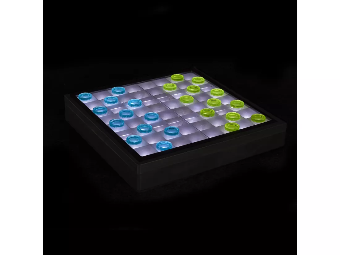 Jeu De Dames Transparent Led M8