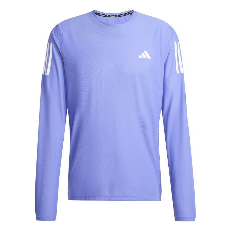 adidas Haut Running Own The Run - Bleu clair Manches Longues