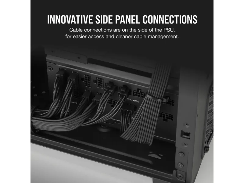 CORSAIR | RM1200x Shift - Strømforsyning (intern) - ATX12V / EPS12V - 80 PLUS Gold - AC 100-240 V - 1200 Watt - Europa