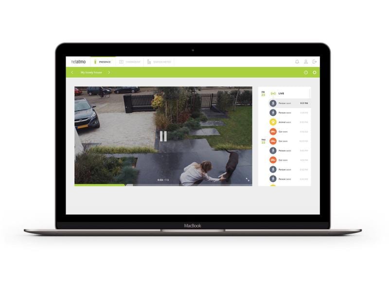 Netatmo Netzwerkkamera Smarte Aussenkamera Netatmo Smarte Aussenkamera