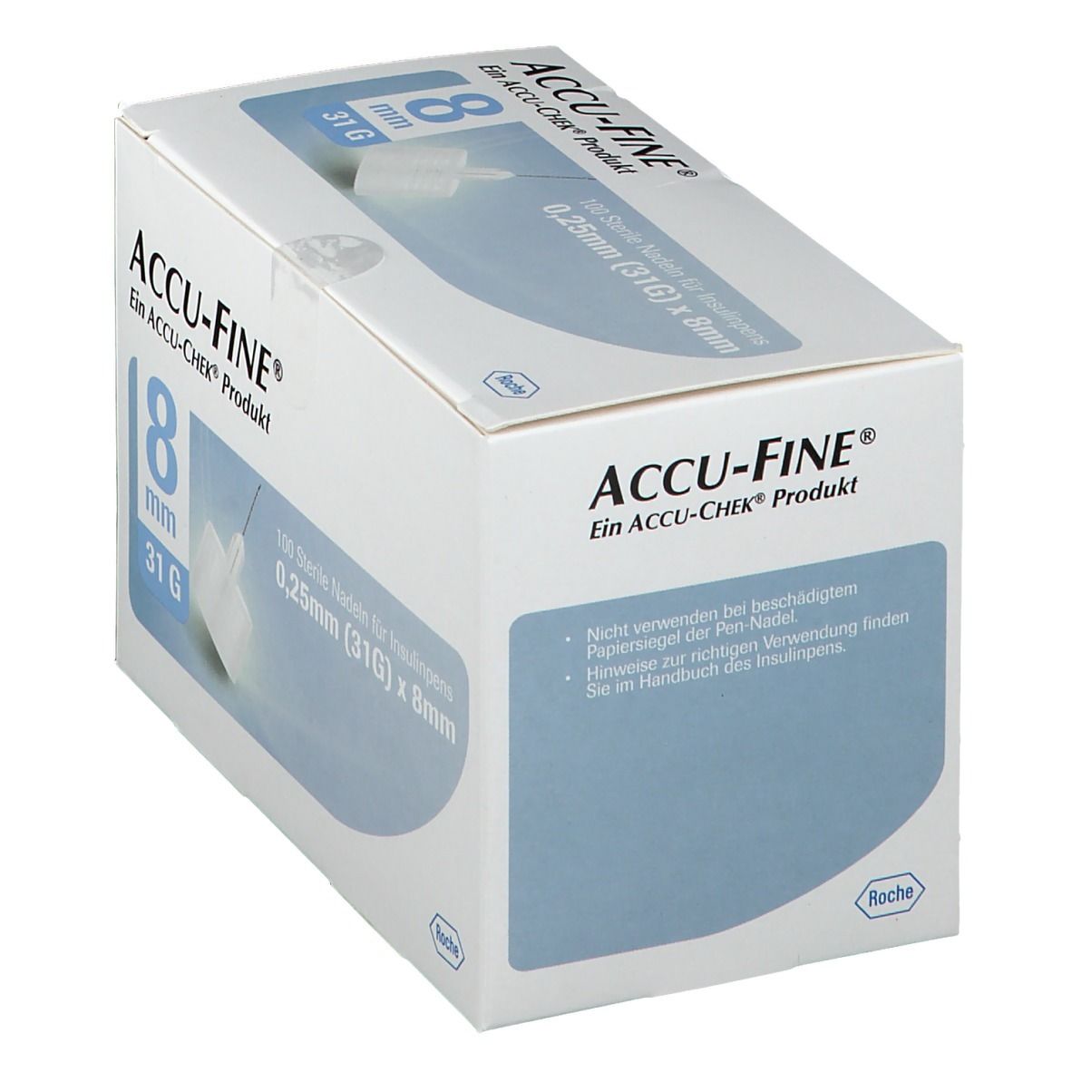 ACCU-FINE® sterile Nadeln 8 mm (31G)