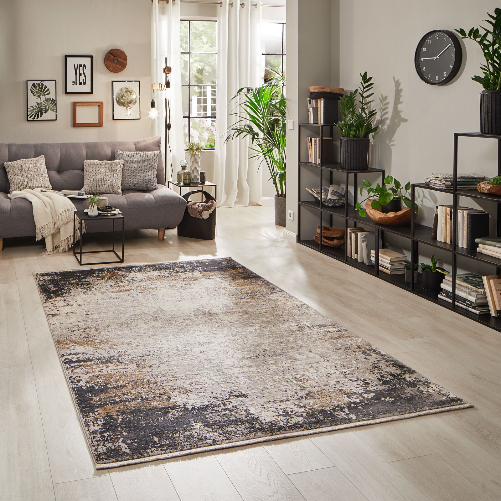 Teppich FINESSE 200 x 290 cm rostfarbig