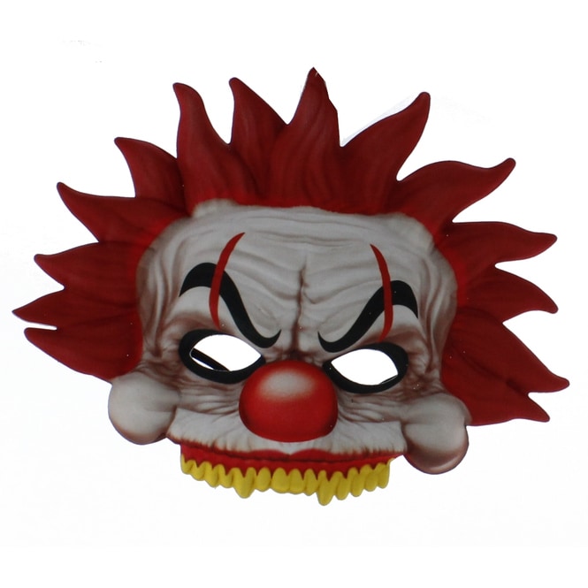 Maske Horrorclown - für Erwachsene