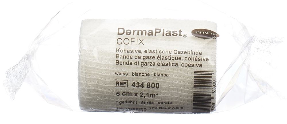 DERMAPLAST CoFix<br>1 Stück, 6cmx2.1m, weiss