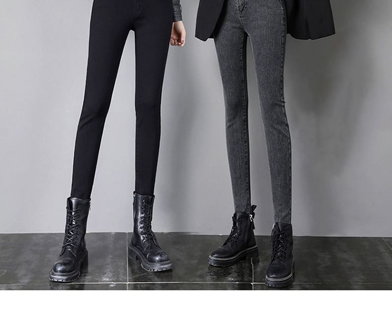 DREE - Skinny jeans met hoge taille