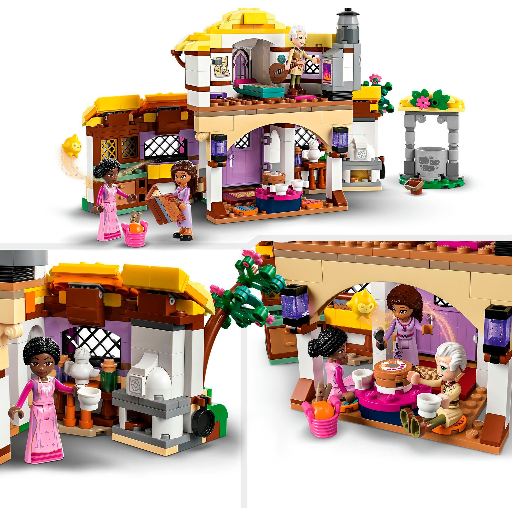 LEGO Konstruktionsspielzeug Disney Wish Ashas Häuschen