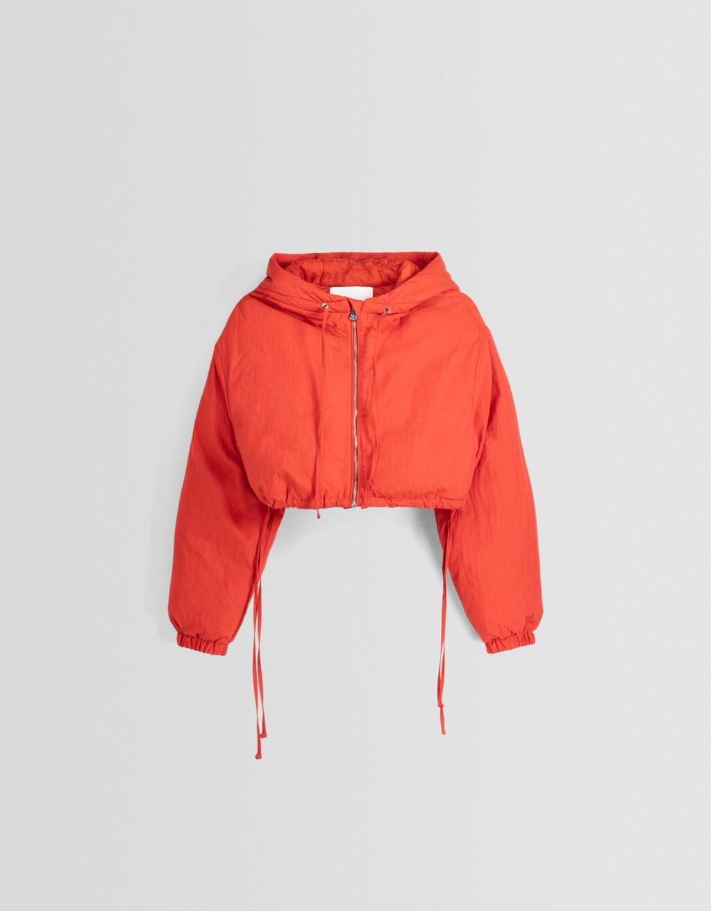 Jaqueta puffer com capuz