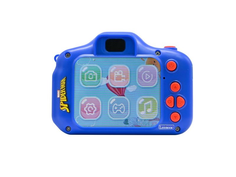 Lexibook Kinderkamera mit Schutz Spider-Man Robuste Digitalkamera für junge Fotografen