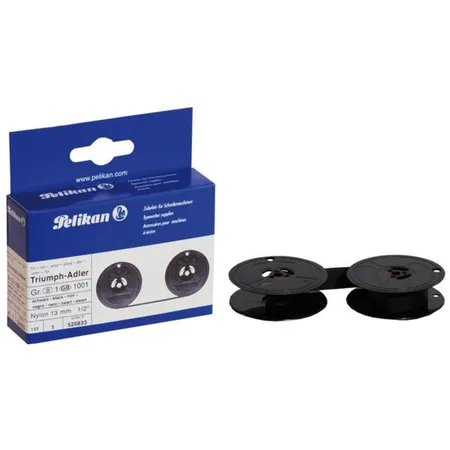 Pelikan Farbband, Gr. 1 D Nylon, schwarz für Triumph-Adler , 13 mm/10 m
