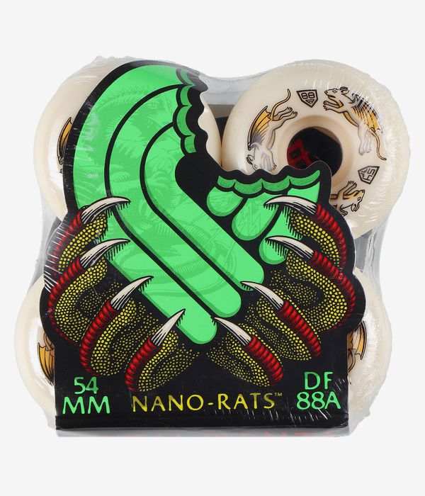 Powell-Peralta Dragons Nano Rat V6 Rollen (off white) 54 mm 88A 4er Pack