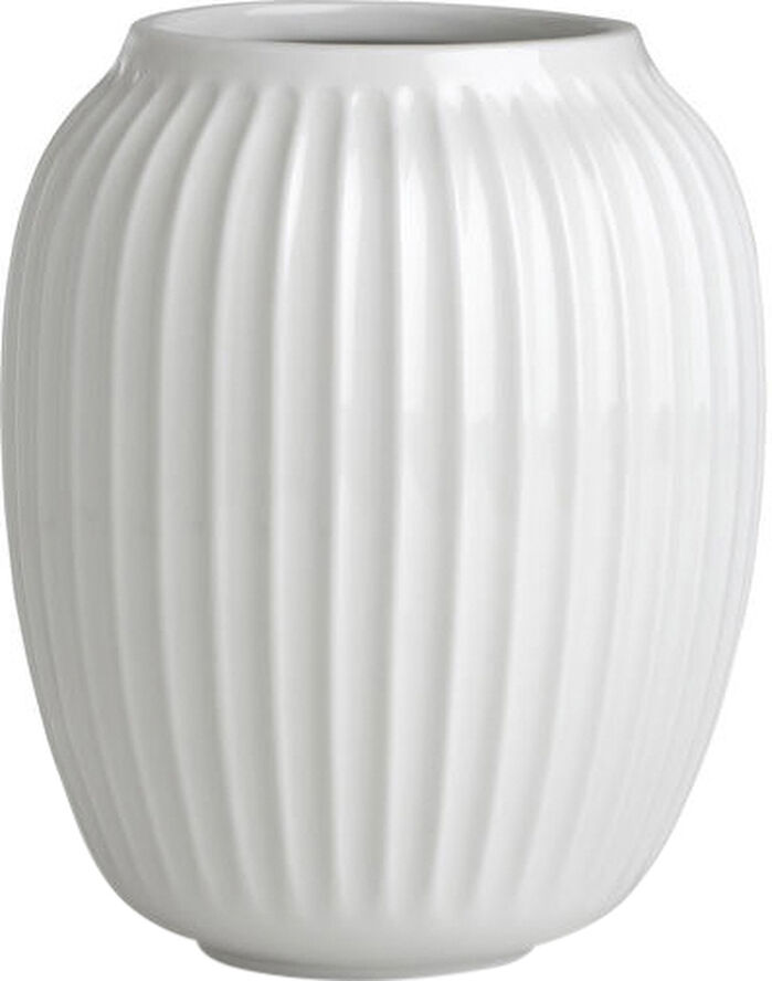 Kähler Hammershøi vase 20 cm. Hvid