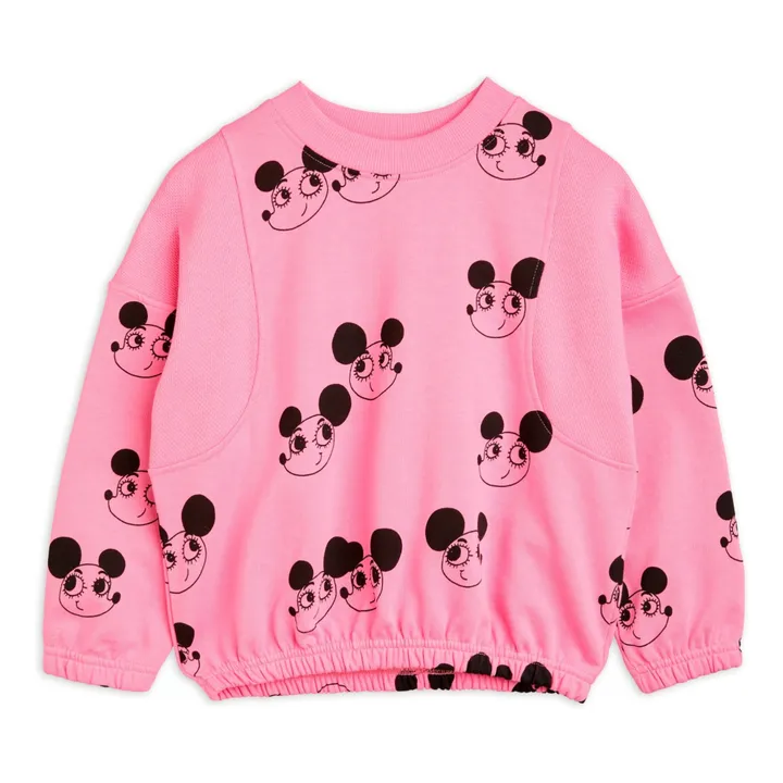 Mini Rodini Sweat Coton Bio Ritzrats | Rose