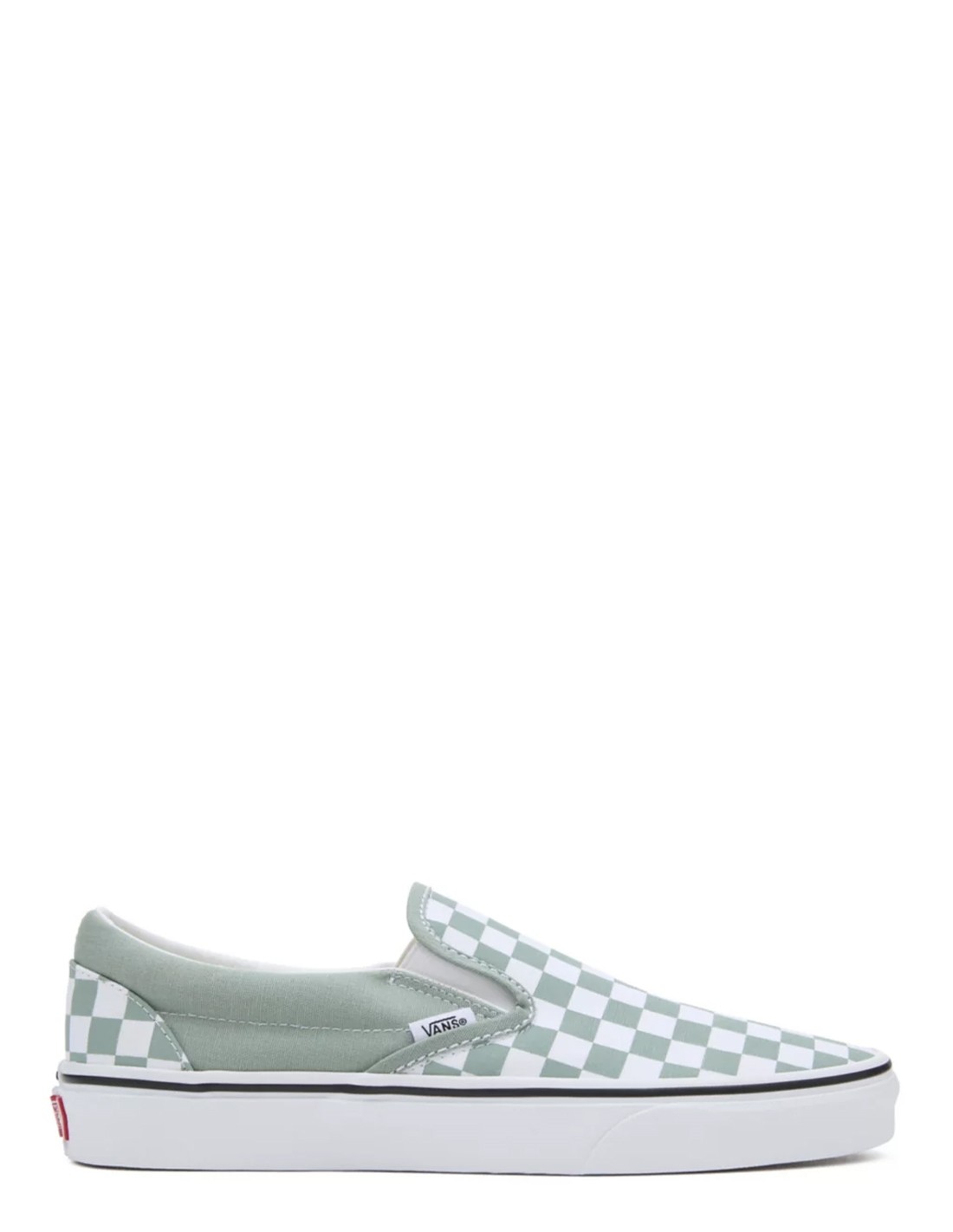 vans Sneakers Femme UA Classic Slip-on Blanc/Menthe