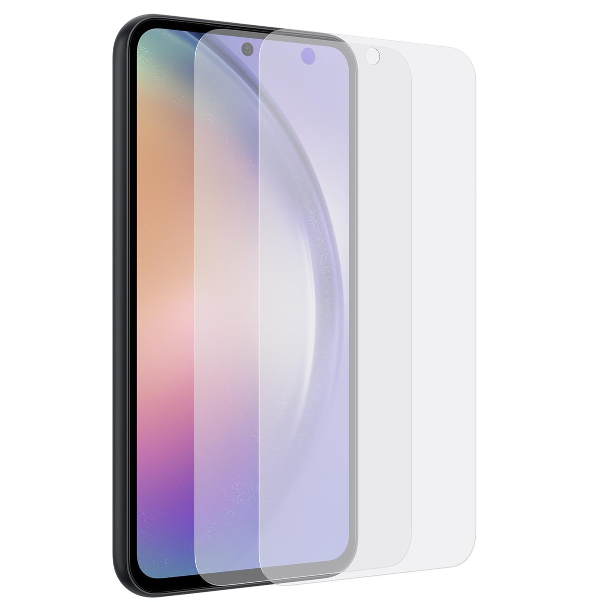 (2er Set) Samsung - Galaxy A54 5G Display Schutzfolie   Montagehilfe Case Friendly (EF-UA546CTEGWW)