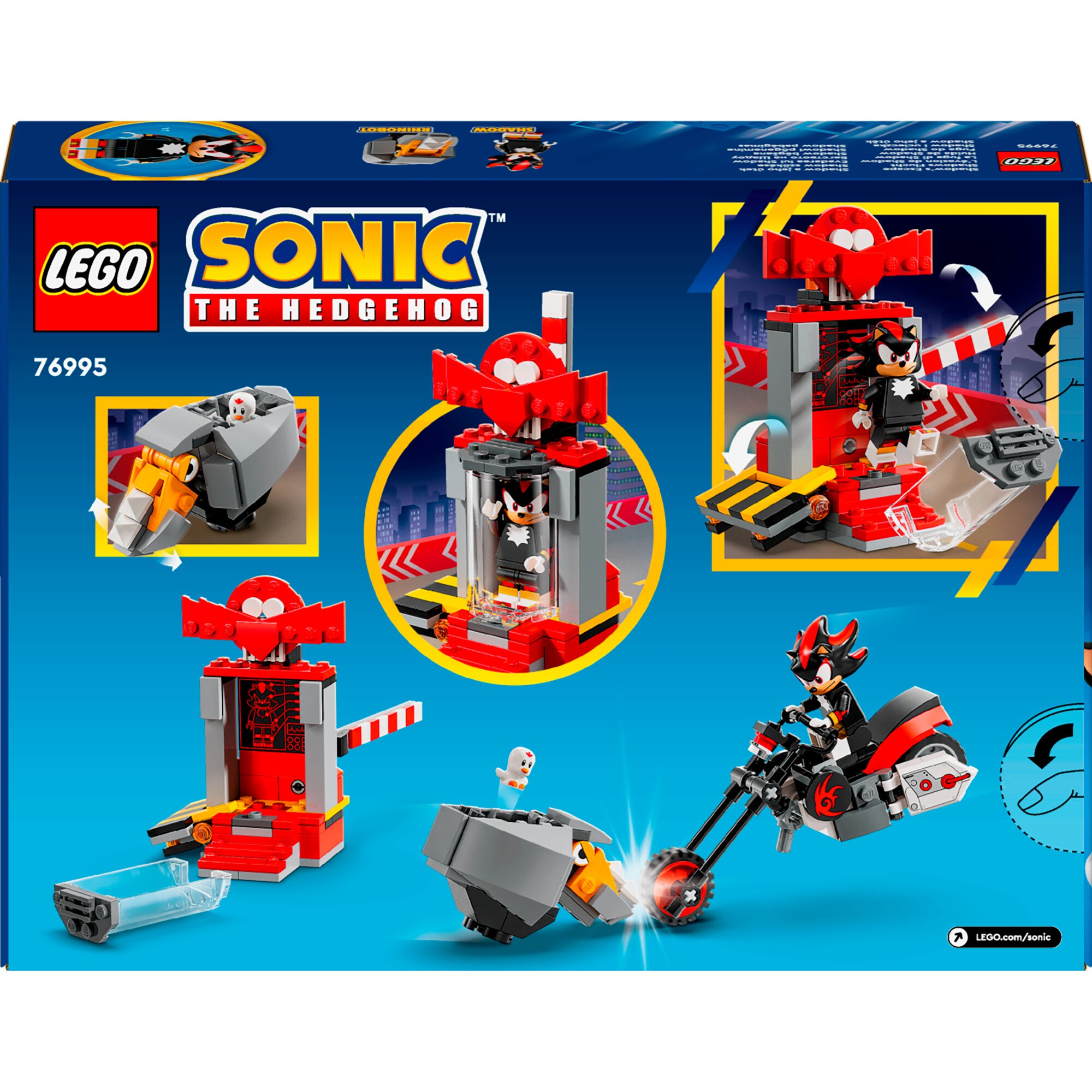 LEGO Konstruktionsspielzeug Sonic the Hedgehog Shadow the Hedgehog Flucht