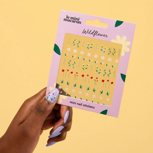 Le Mini Macaron Mini Nail Art Stickers, Wildflower