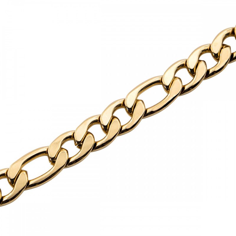 Bracelet Homme Acier Doré