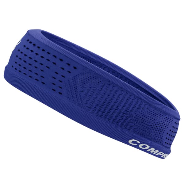 Bandeau running COMPRESSPORT THIN HEADBAND ON/OFF DAZZLING BLUE/WHITE
