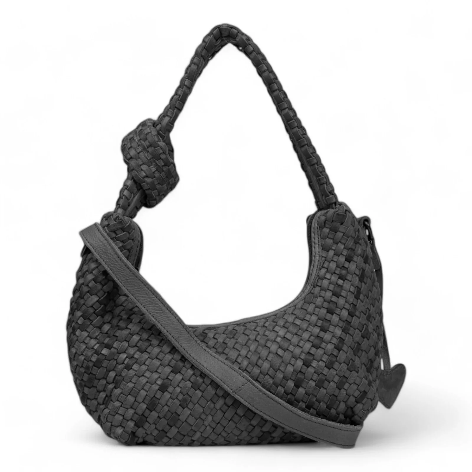 DSTRCT Brooklyn Flea Hobo Bag M Zwart
