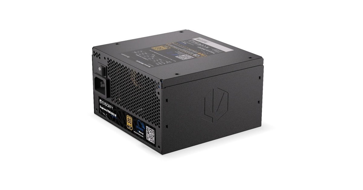 ENDORFYSupremo FM6 modulaire 850 watt voeding   (Zwart, 1x 12V-2x6, 3x PCIe)