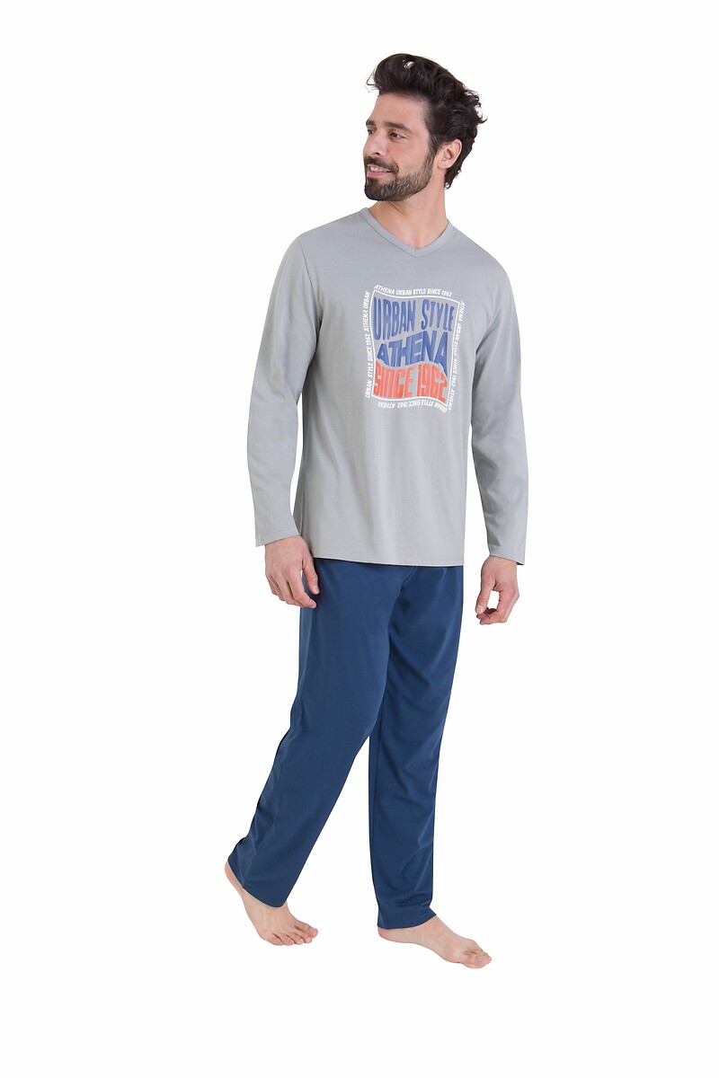 ATHENA<br>Pijama Lange com estampa