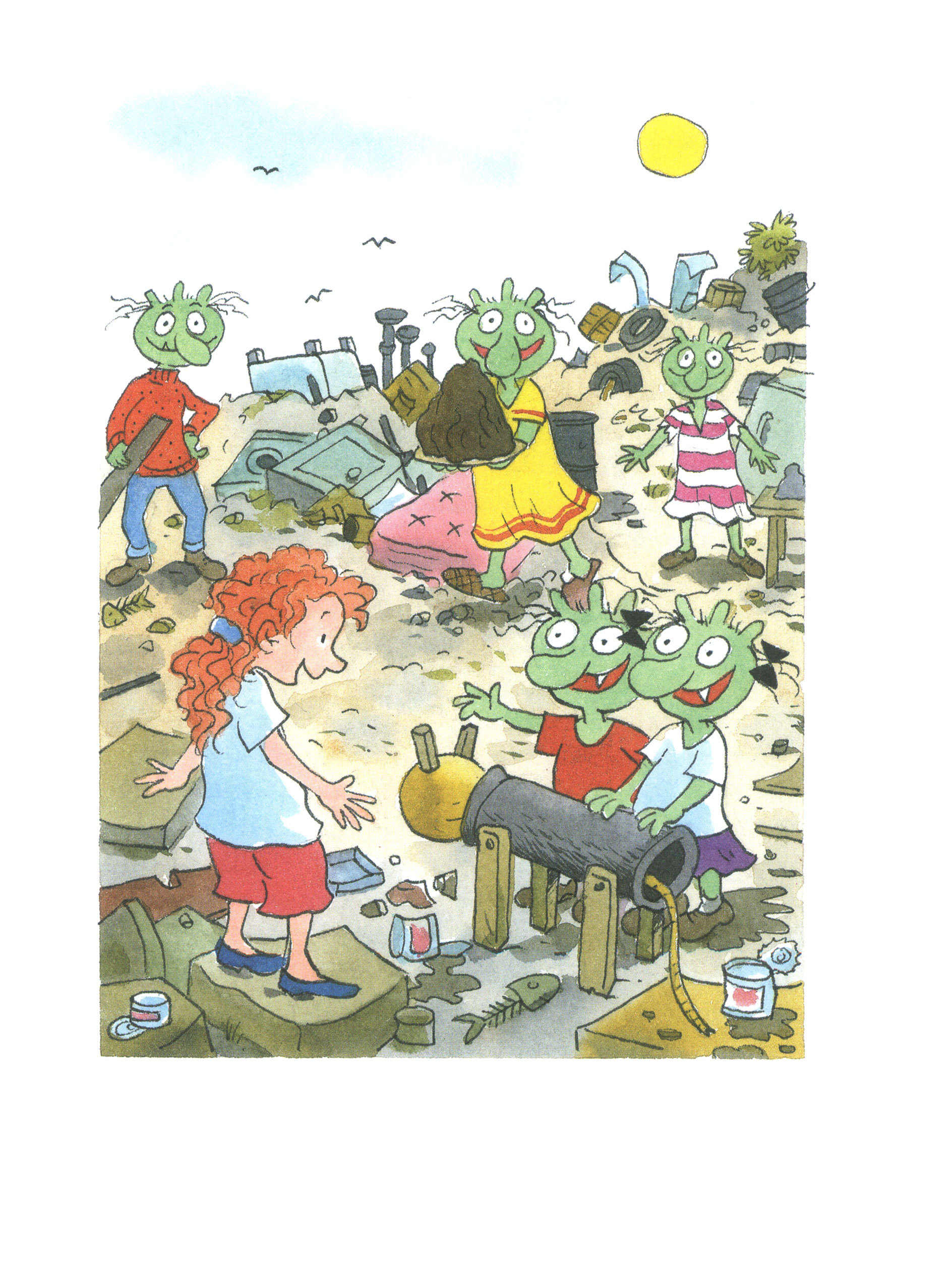 Die Olchis und die Teufelshöhle / Die Olchis-Kinderroman Bd.5