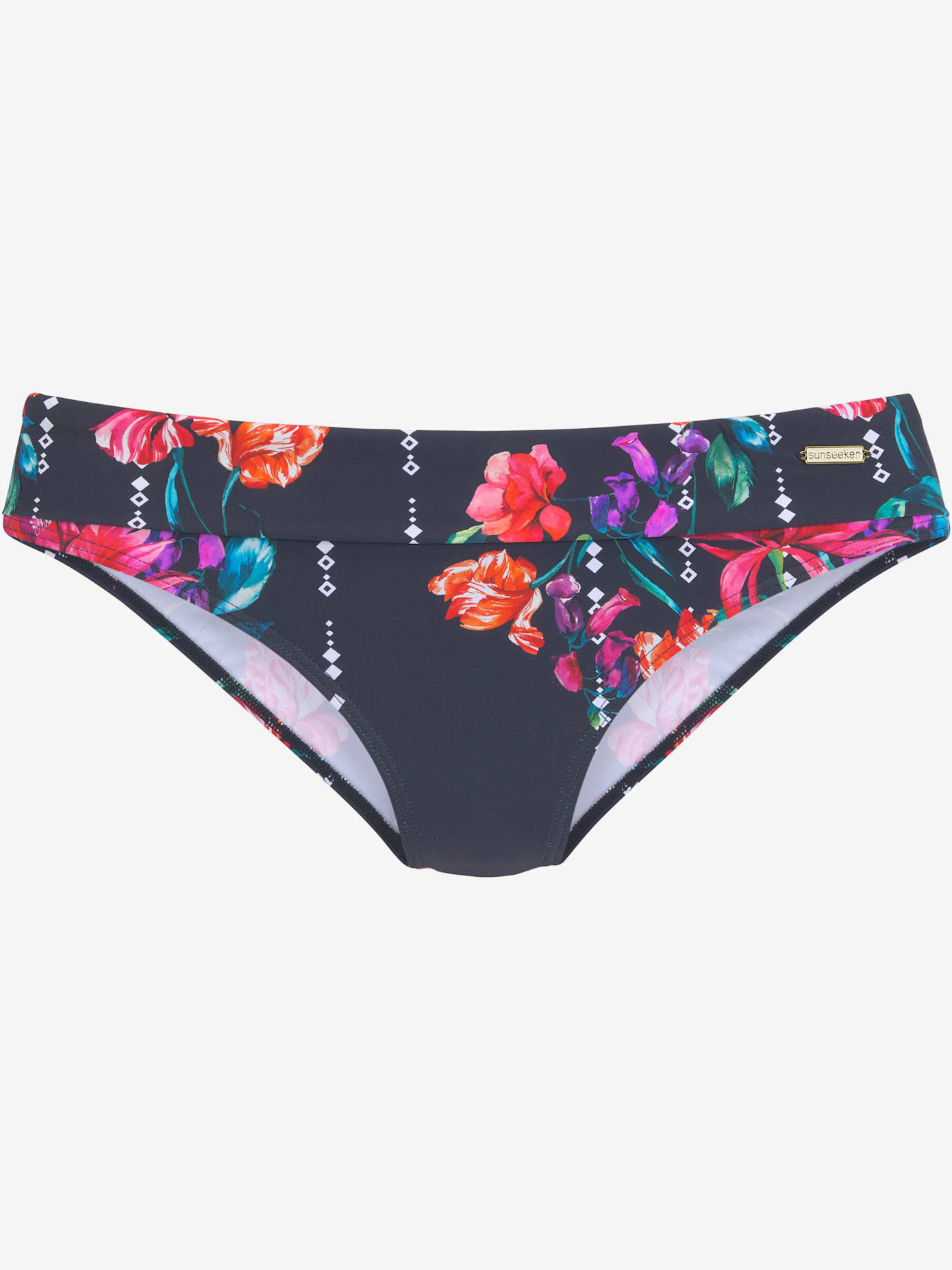 Bas de maillot de bain imprimé floral moderne