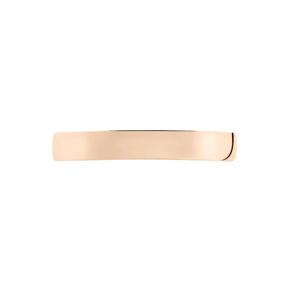 Alliances Argent Rose Alexyne Jonc Bombe 4mm